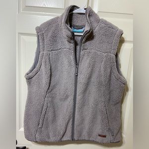 Free Country faux fur zipper vest